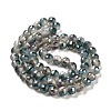 Electroplate Glass Beads Strands EGLA-Z001-03A-HP01-2