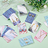 PandaHall Elite 120Pcs 6 Styles Paper Display Cards CDIS-PH0001-53-6