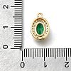 Brass Micro Pave Cubic Zirconia Pendants KK-D312-09G-05-3