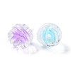 UV Plating Iridescent Transparent Acrylic Bead in Bead OACR-H112-08C-2