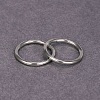 316L Surgical Stainless Steel Hoop Cartilage Earrings WGB51CA-77-1