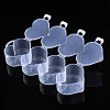 Heart Polypropylene(PP) Bead Storage Container LS-CON-N011-030-1