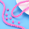 Handmade Polymer Clay Beads Strands CLAY-T020-09A-6