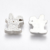 Alloy Enamel Bunny Cabochons PALLOY-T054-04-2