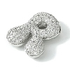 Rack Plating Brass Cubic Zirconia Pendants KK-S378-02P-R-2