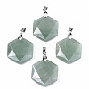 Natural Green Aventurine Pendants G-T131-27D-1