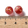 Transparent Crackle Acrylic Beads DACR-D300-01F-8mm-3