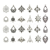24Pcs 12 Style Tibetan Style Chandelier Component Links TIBEP-YW0001-73-1