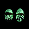 Luminous Handmade Gold Sand Lampwork Beads FOIL-N035-01C-2