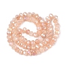 Electroplate Crackle Imitation Jade Glass Beads Strands LS-EGLA-Q131-02B-07-2