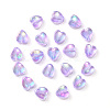 100Pcs Eco-Friendly Transparent Acrylic Beads TACR-YW0001-07D-3