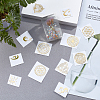 SUNNYCLUE Chakra Theme Self Adhesive Brass Stickers DIY-SC0010-59-4