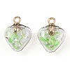 Glow in the Dark Luminous Glass Pendants GLAA-YWC0001-01E-1