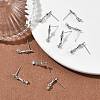SHEGRACE Brass Micro Pave Cubic Zirconia Stud Dangle Earrings XGRQ4N650-723P-4