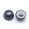 Synthetic Blue Goldstone Cabochons X-G-P393-R22-6mm-2