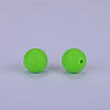 Round Silicone Focal Beads SI-JX0046A-119-2