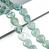 Natural Green Fluorite Beads Strands G-T142-64B-1