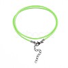 Waxed Cotton Cord Necklace Making MAK-S034-006-3