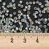 AB Color Plated Electroplate Transparent Glass Beads EGLA-M030-02A-AB01-3