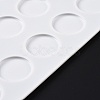 DIY Flat Round Wax Seal Stamp Silicone Mats AJEW-A038-01-4