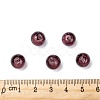 Round Handmade Lampwork Silver Foil Glass Beads X-SLR10MM18Y-4