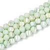 Anti-Tarnish Electroplate Glass Beads Strands GLAA-T025-6mm-14D-1