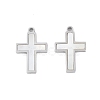 304 Stainless Steel Pendants STAS-S136-02P-01-1