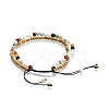 Natural Flower Amazonite Beads Multi-Strand Bracelets BJEW-JB04120-02-3
