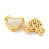 Brass Micro Pave Clear Cubic Zirconia Beads KK-P275-21G-2
