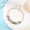 Brass Cable Chains Bracelets BJEW-JB14220-02-1