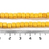 Synthetic Turquoise Beads Strands X-TURQ-G108-4x4mm-06-3