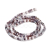 Gradient Color Electroplate Glass Bead Strands GLAA-E042-05-B10-3