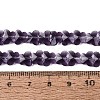 Transparent Glass Beads Strands GLAA-Q118-01A-B08-4