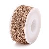 Ion Plating(IP) 304 Stainless Steel Textured Cable Chains CHS-H007-05RG-4