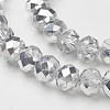 Electroplate Glass Bead Strands LS-GR10MMY-07S-2