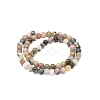 Natural Rhodonite Beads Strands X-G-G828-02-6mm-2