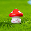 Resin Mushroom Miniature Ornaments PW-WGFA242-05-1