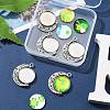 DIY Clover Rotatable Pendant Making Kits DIY-FS0005-44-9