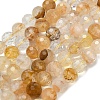 Grade A Natural Yellow Hematoid Quartz Beads Strands G-L642-F04-10mm-2