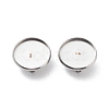 Non-Tarnish 304 Stainless Steel Brooch Base Settings FIND-D035-04B-P-1
