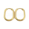 Ion Plating(IP) 304 Stainless Steel Oval Hoop Earrings EJEW-M218-02C-G-1