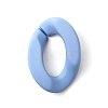 Spray Painted Acrylic Linking Ring OACR-WH0006-16M-1
