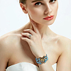 4Pcs 4 Colors PU Leather Cord Multi-strand Bracelets Set BJEW-FI0001-06-6