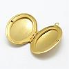 Brass Locket Pendants KK-P094-18-2