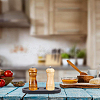 2Pcs Wood Pepper Grinder Holder DJEW-GF0001-65-5