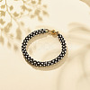 Glass Seed Crochet Beaded Bracelet BJEW-JB08083-4