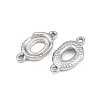 304 Stainless Steel Connector Cabochon Settings STAS-L303-29P-2