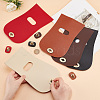 PandaHall Elite 5Pcs 5 Colors Imitation Leather Bag Cover FIND-PH0006-67-4