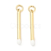 Brass Enamel Pendants KK-G416-36G-2