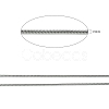Tarnish Resistant 304 Stainless Steel Round Snake Chains CHS-K007-06C-2